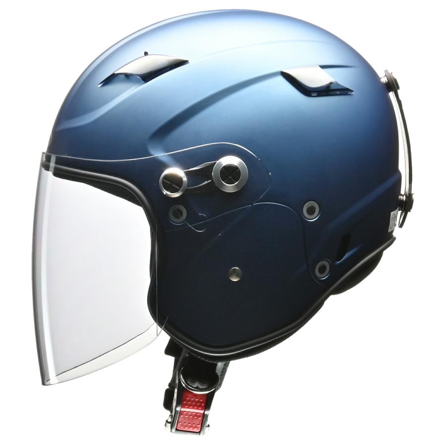 リード工業 (LEAD) バイク用 ヘルメット セミジェット X-AIR RAZZO STRADA (ラッツォ ストラーダ) マットネイビー フリーサイズ(57-60cm未満) 125cc以下用｜moto-zoa｜02