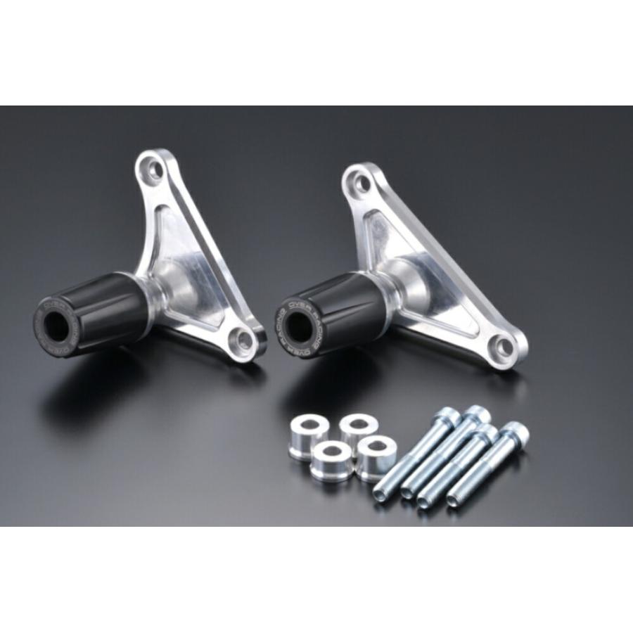 フロントバンパー クローム仕上げ OVER RACING（オーバーレーシング） バイク用 スライダー エンジン