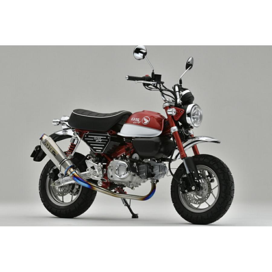 OVER ステンレススチールマフラー 約50mmモンキー125cc OVER RACING（オーバーレーシング） バイク用 マフラー TT-Formula RS