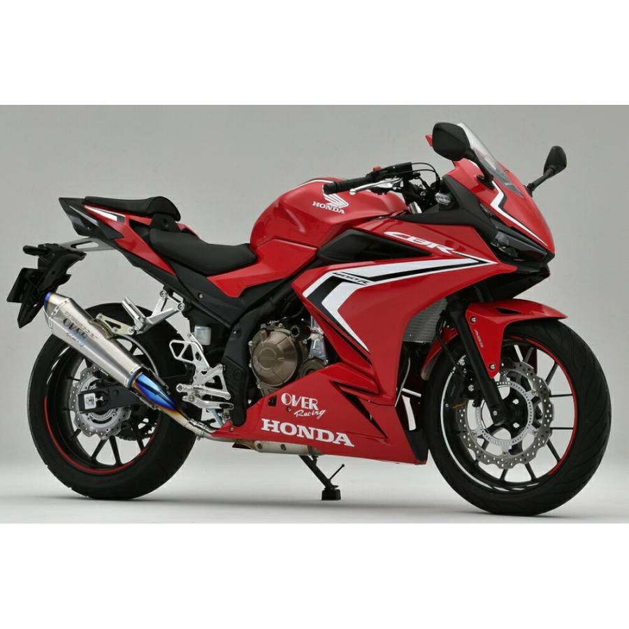 （ひで）OVER Racing スリップオン 【cbr400r nc47】 OVER RACING（オーバーレーシング） 15日クーポン配布 バイク用