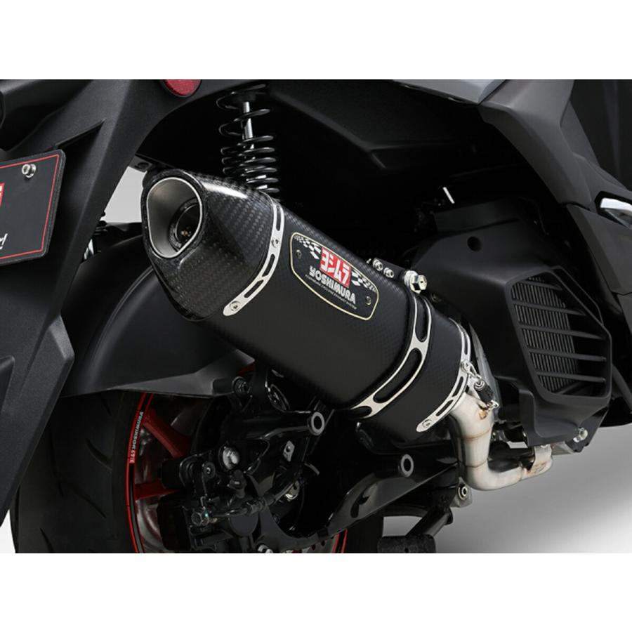 ヨシムラ YOSHIMURA バイク用 マフラー 機械曲R-77Sサイクロン EXPORT SPEC 政府認証 (SM) メタルマジックカバー 車種:CYGNUS GRYPHUS(22) 品番:110A-318-5120｜moto-zoa｜03