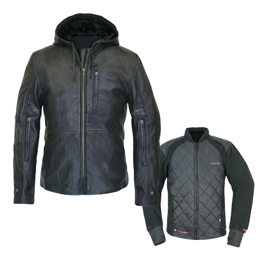 ラフ＆ロード ROUGH&ROAD バイク用 レザージャケット RA5033IP シープ 