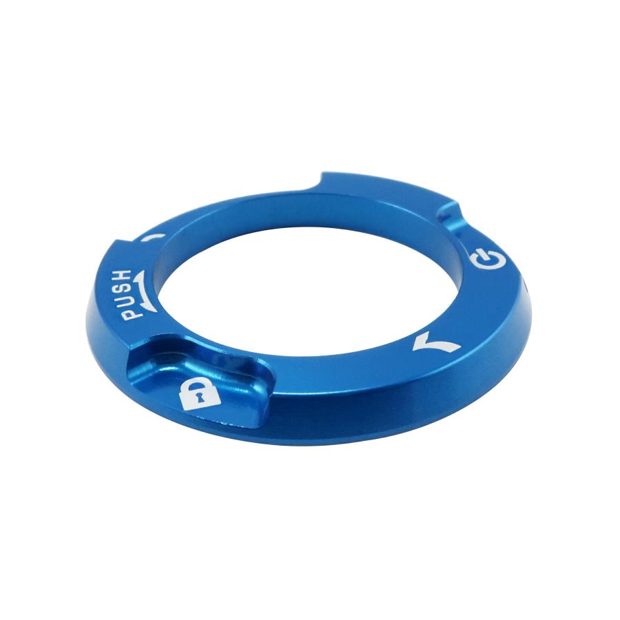 KITACO キタコ アルミキーボックスカバー タイプ3・ブルー