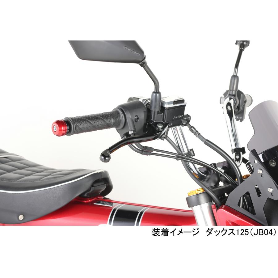KITACO キタコ バイク用 ビレットレバー ダックス125(JB04)・クロスカブ110(JA60)・CT125ハンターカブ(JA55/65) 等 ブラック 525-1310250｜moto-zoa｜02