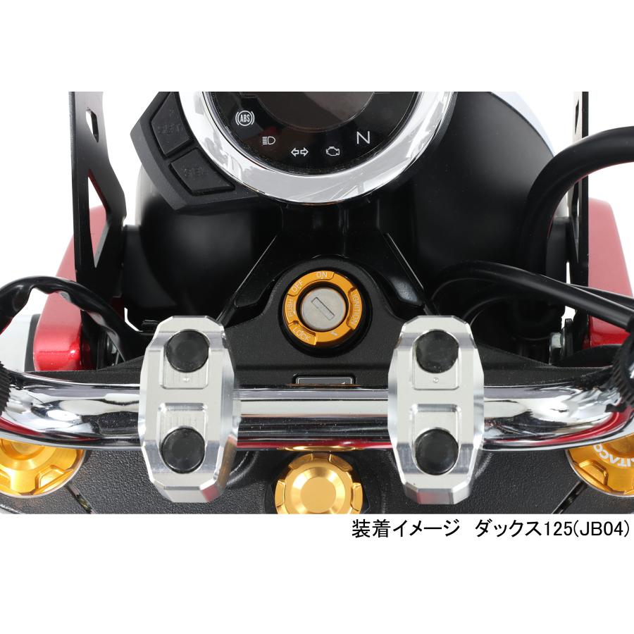 KITACO キタコ アルミキーボックスカバー タイプ2・ゴールド KITACO キタコ アルミキーボックスカバー タイプ2・ゴールド