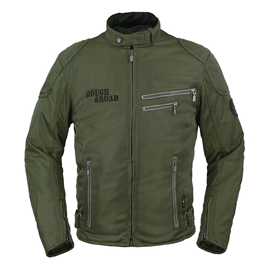 ラフ＆ロード ROUGH&ROAD バイク用 ジャケット RR7308 ライディングZIP