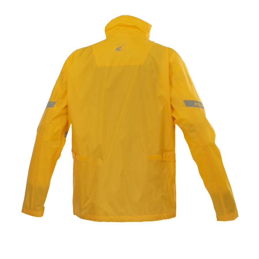 コミネ（Komine） バイク用 防水 レインスーツ 雨具 カッパ RK-5433 スタンダードレインウェア イエロー 3XLBサイズ 03 ...