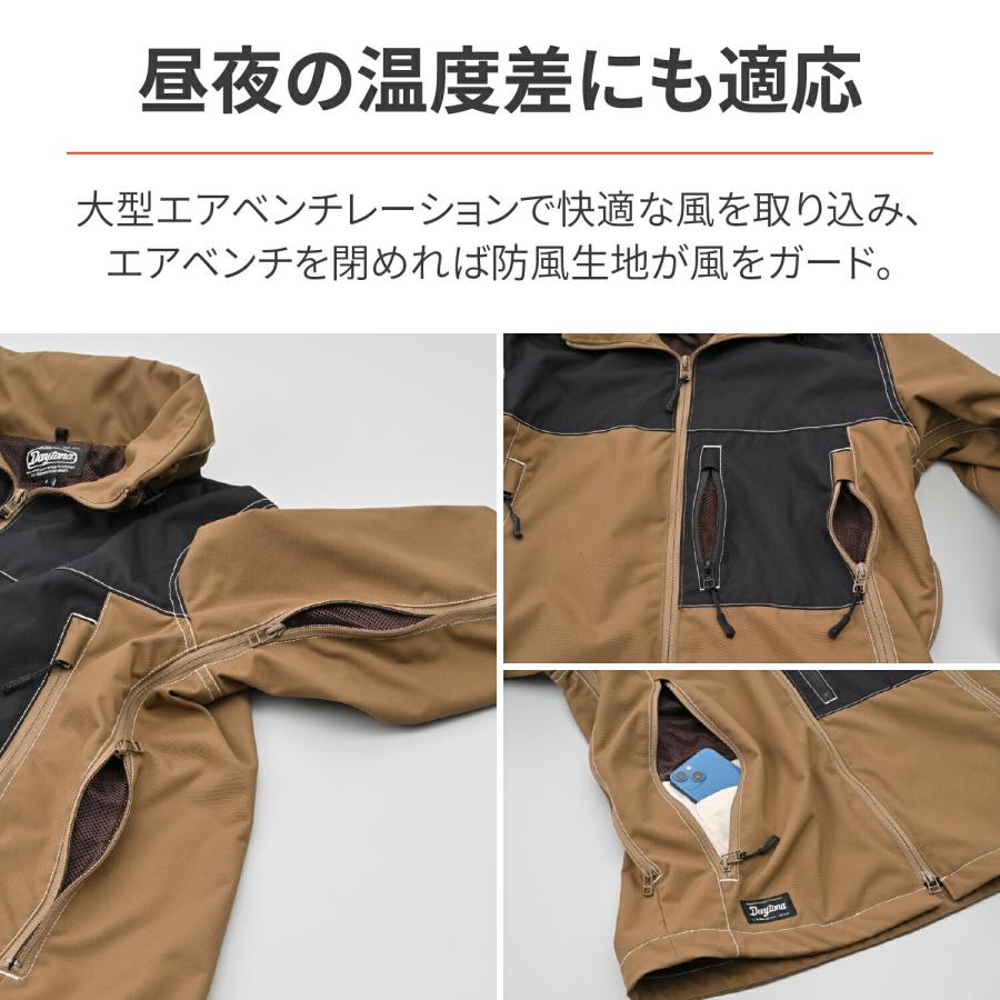 DAYTONA（デイトナ） バイク用 ジャケット 春夏秋 薄型プロテクター