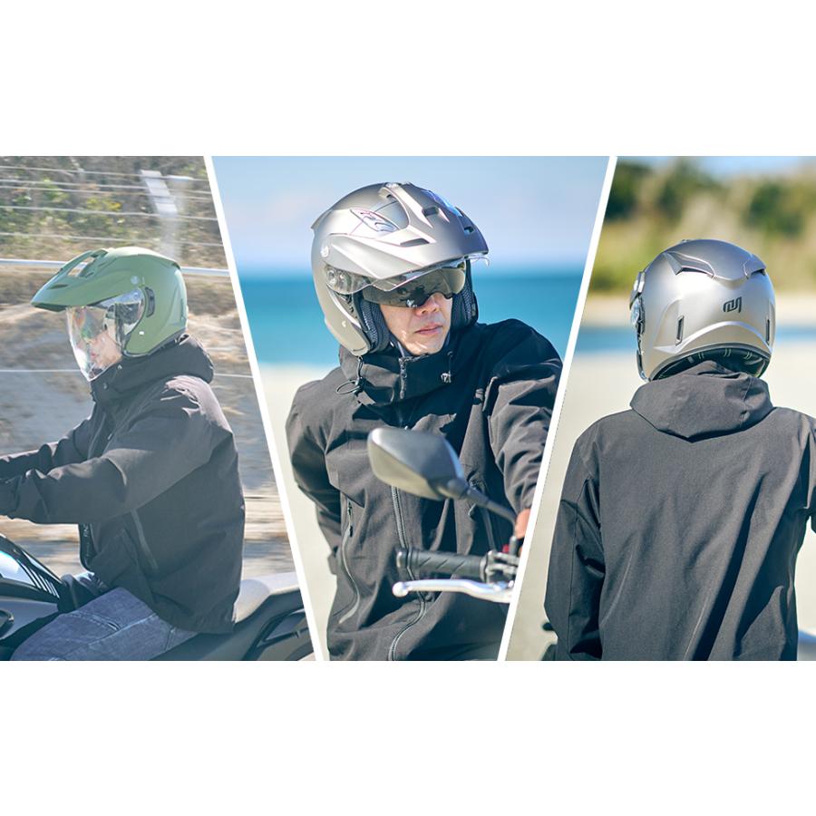 マルシン(MARUSHIN) バイクヘルメット スポーツ ジェット TE-1 フラットガンメタリック XLサイズ (61-62cm) MSJ1 1001629｜moto-zoa｜15