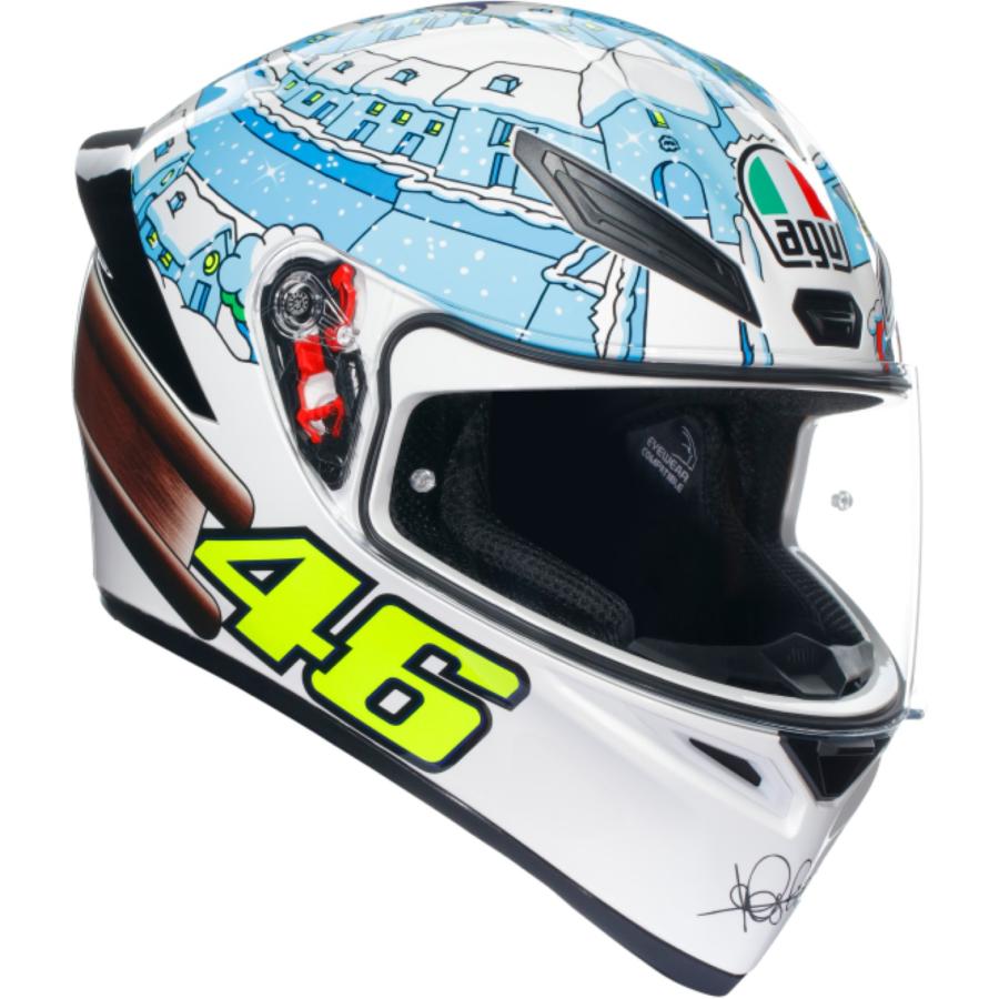 AGV(エージーブイ) バイクヘルメット フルフェイス K1 S ROSSI WINTER  