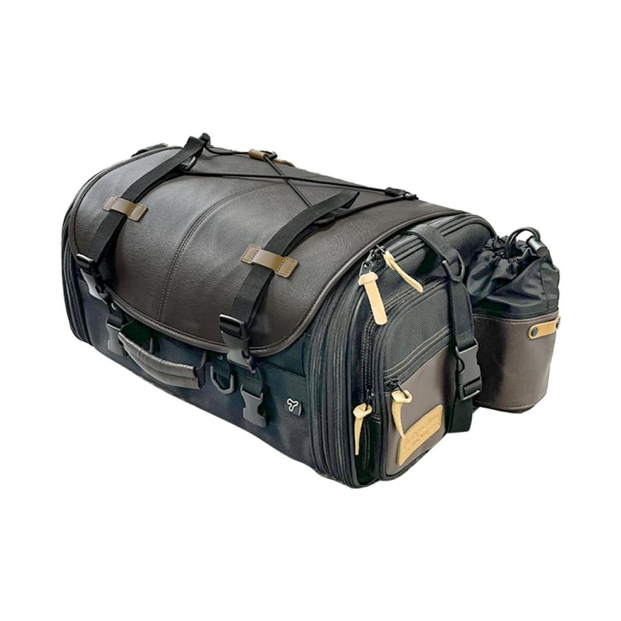 タナックス TANAX バイク用 シートバッグ リアバッグ モトフィズ ミドルフィールドシートバッグ ヘリテイジエディション 29〜40L 2〜4泊用 MFK-308 の商品画像