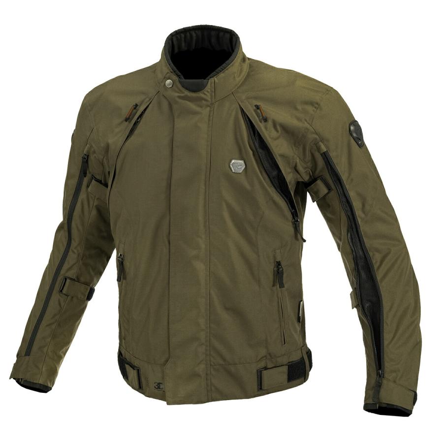 KOMINE] バイク用ジャケット 07-6034 メンズ オリーブ M 【公式通販】