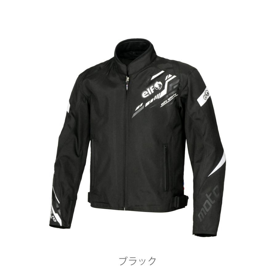 elf MOTO SPORTS ブラックジャケット Mサイズ