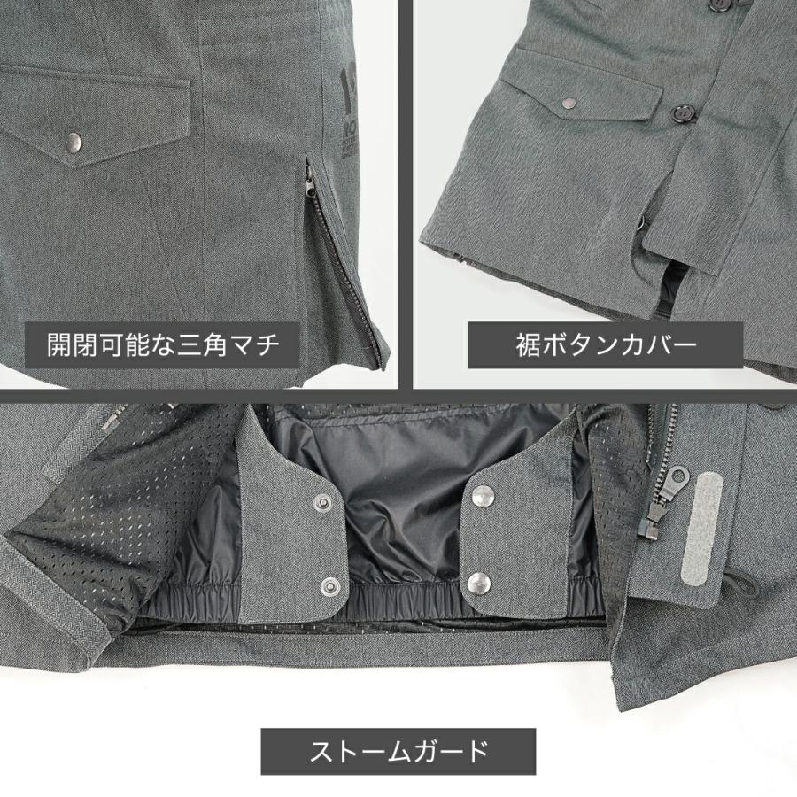ラフ＆ロード ROUGH&ROAD バイク用 秋冬春 3シーズンジャケット N-3BR