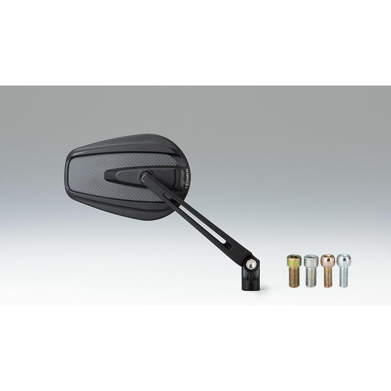 【左右セット】キジマ TECH11 オーバルエッジ ショートアーム KIJIMA（キジマ） バイク用 ミラー TECH11 オーバルエッジ ショート