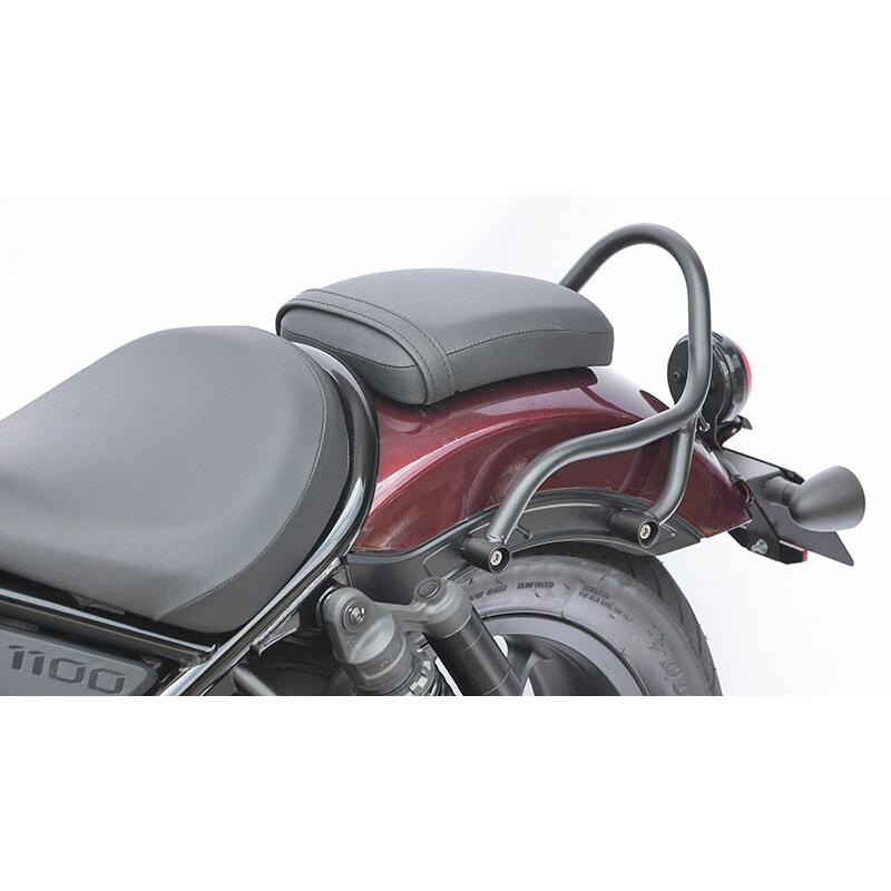 KIJIMA（キジマ） バイク用 タンデムグリップ マットブラック レブル 