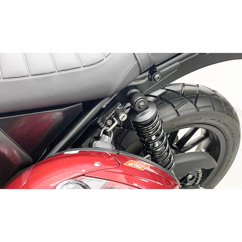 KIJIMA（キジマ） バイク用 盗難防止 防犯 ヘルメットロック ホルダー