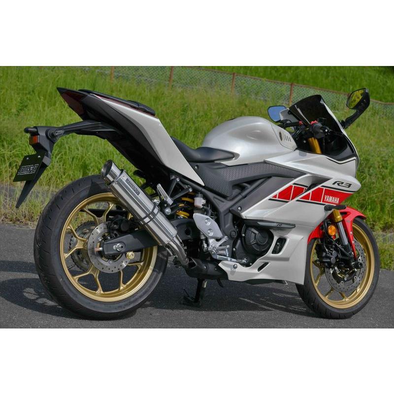 ビームス　マフラー　スリップオン　YAMAHA YZF-R3 BEAMS ビームス バイク用 スリップオンマフラー R-EVO2
