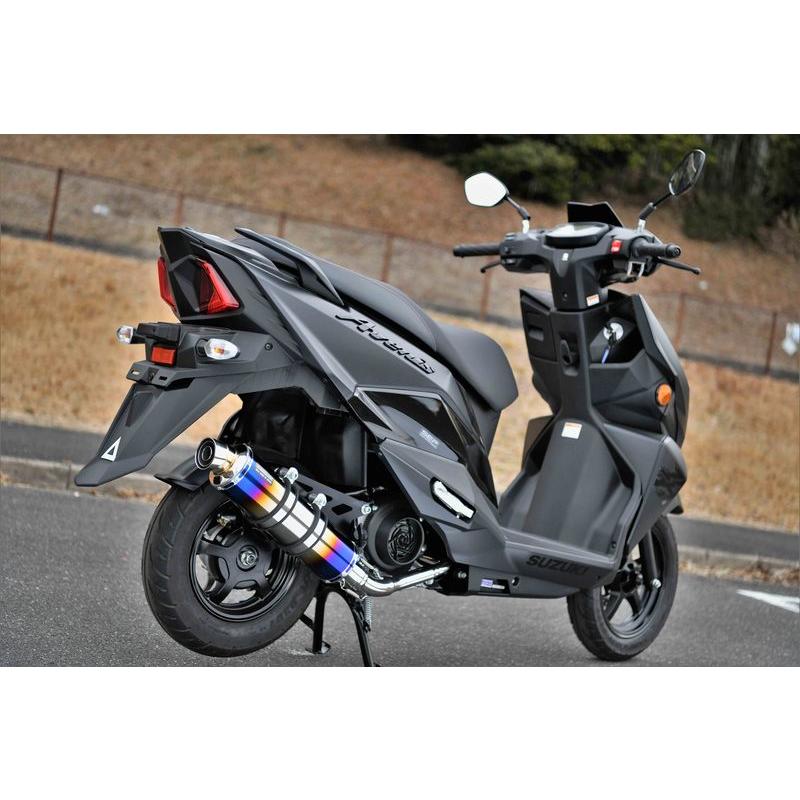 ビームス BEAMS バイク用 フルエキゾーストマフラー R-EVO ヒートチタンサイレンサー 政府認証 JMCA アヴェニス125 8BJ-EA12J G347-53-007｜moto-zoa｜05