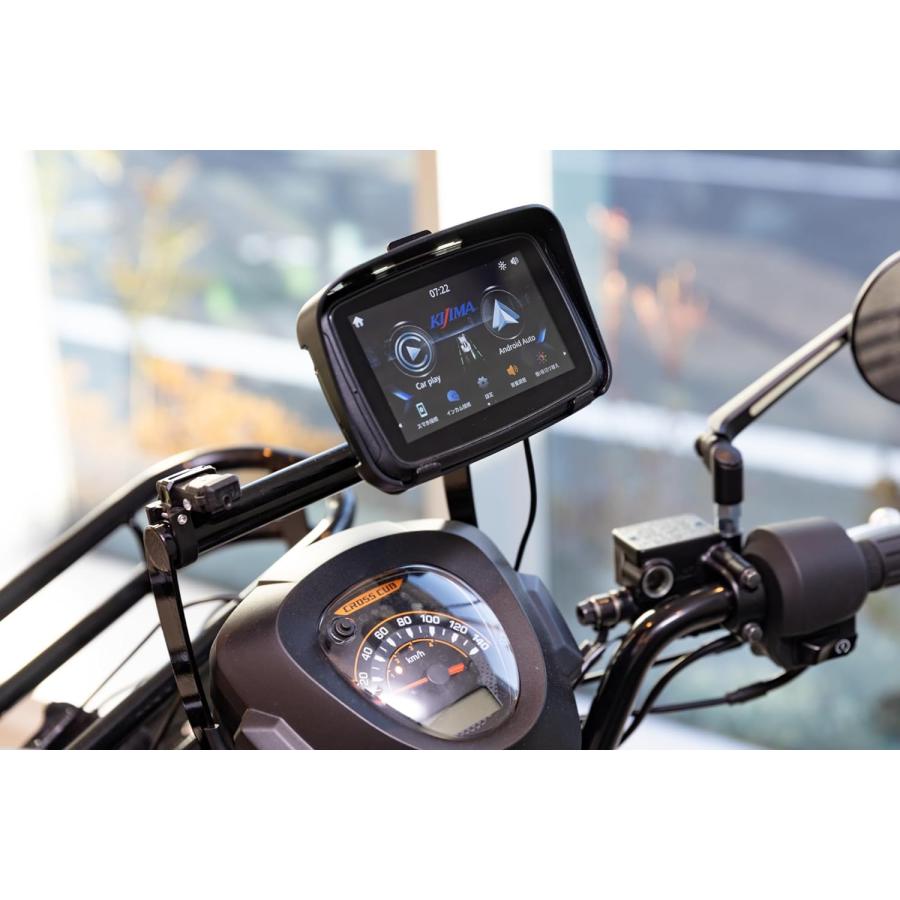 キジマ KIJIMA バイク用 ディスプレイ・防水モニター スマートディスプレイ SD01 5インチ液晶 タッチパネル スマホ インカム ナビ Z9-30-101｜moto-zoa｜07