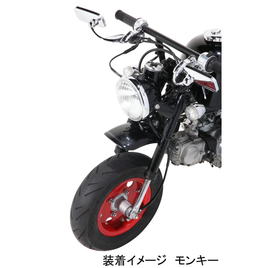 KITACO（キタコ） バイク用 フロントフェンダー ブラック モンキー