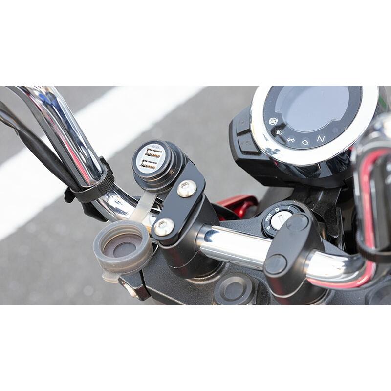 KIJIMA（キジマ） バイク用 USBポートKIT ツイン DC5V/合計4A DAX125