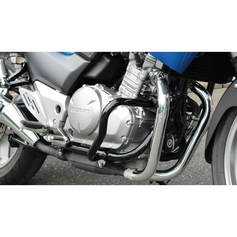 5日クーポン配布 キジマ KIJIMA バイク用 エンジンガード V-Strom250 17Y-(23Y-対応)(要加工）・GSR250/S ブラック 405-2292_1