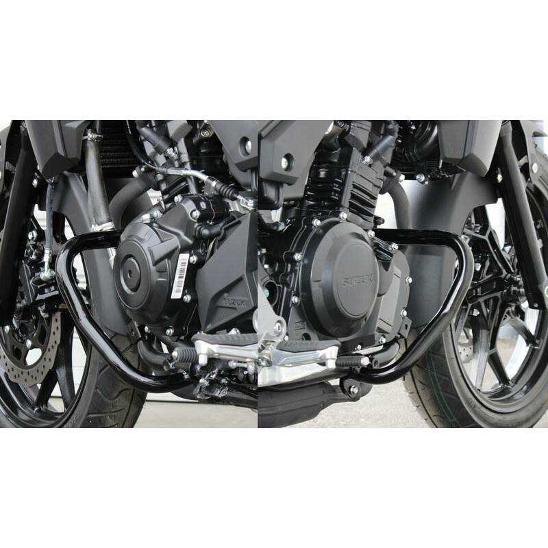 5日クーポン配布 キジマ KIJIMA バイク用 エンジンガード V-Strom250 17Y-(23Y-対応)(要加工）・GSR250/S ブラック 405-2292_2