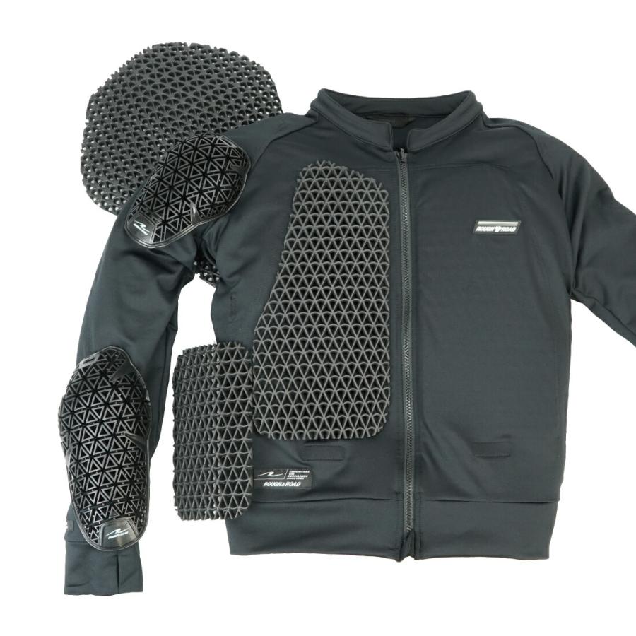 ✨ ROUGH&ROAD✨ラフ&ロード✨ バイク用 ジャケット XL プロテクタ 中古・古着通販】ROUGH&ROAD (ラフアンドロード) プロテクター