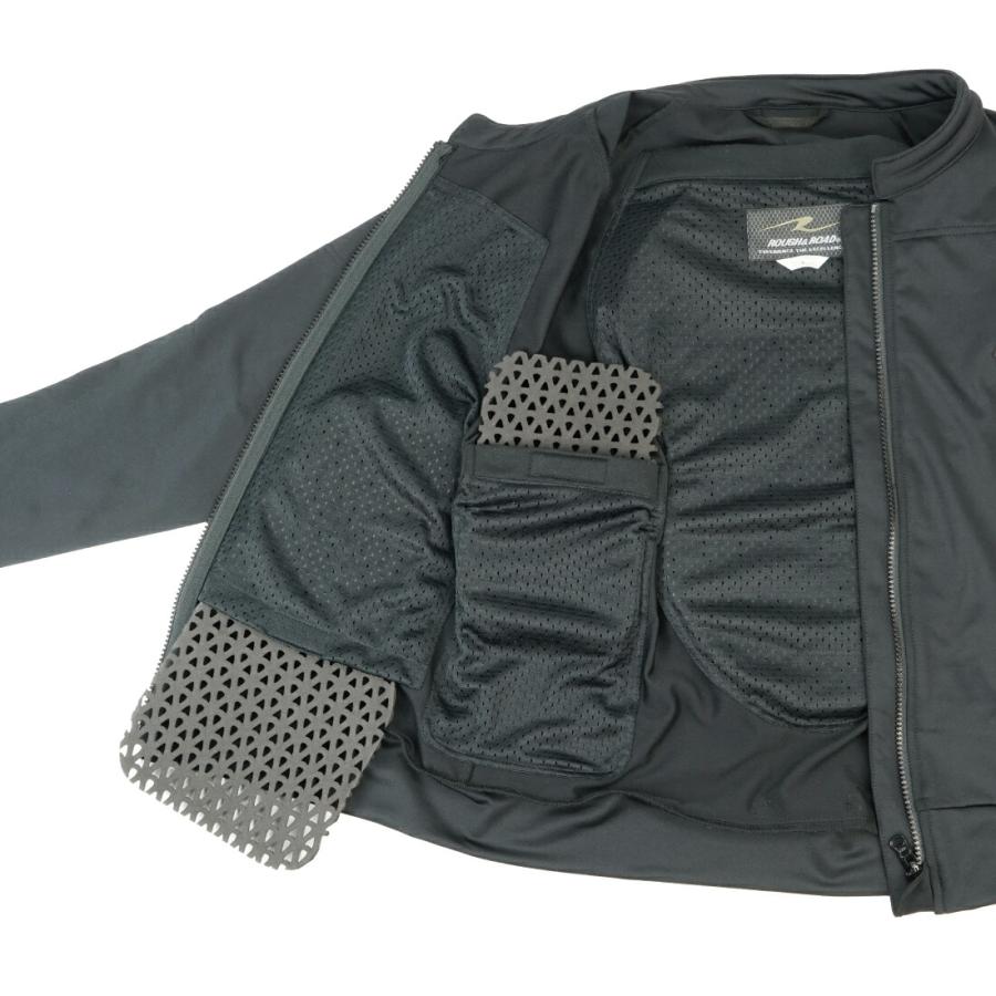 ✨ ROUGH&ROAD✨ラフ&ロード✨ バイク用 ジャケット XL プロテクタ 中古・古着通販】ROUGH&ROAD (ラフアンドロード) プロテクター