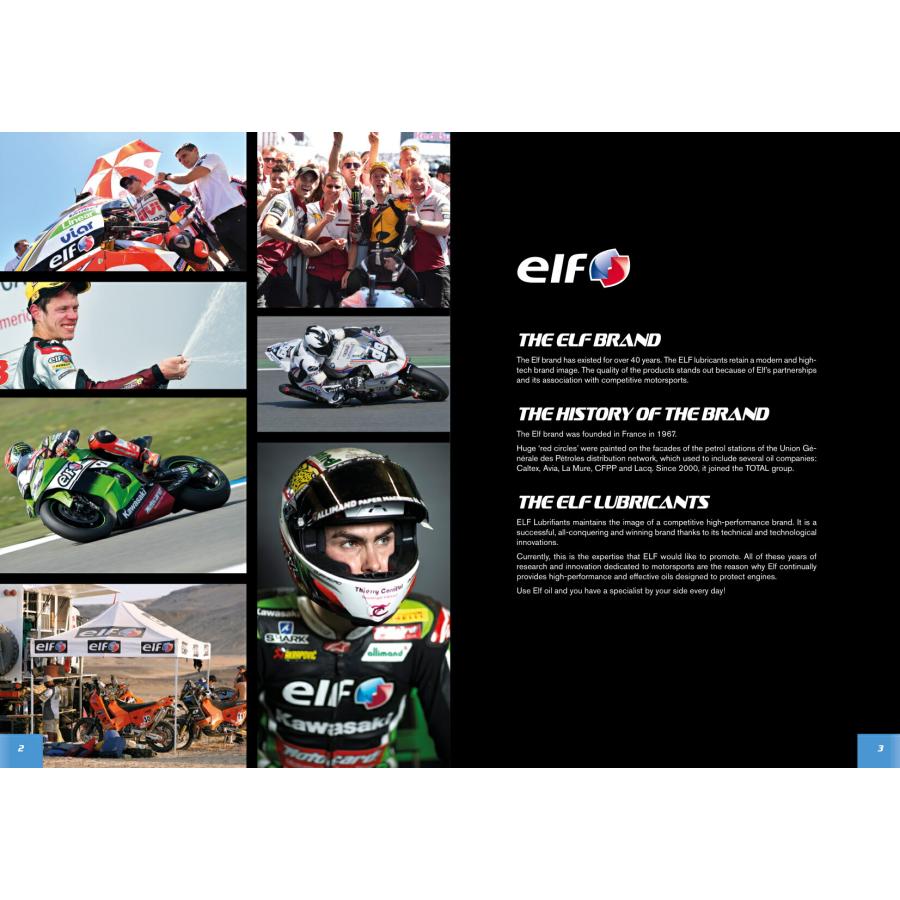 TOTAL 17,18日ポイント+5% elf(エルフ) バイク用 4st 4スト 4サイクル エンジンオイル MOTO 4 RACE (モト ...