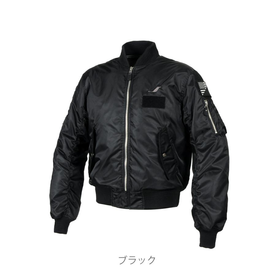 FLAGSHIPフラッグシップ MA-1 フライトジャケット ブラックLLサイズ FLAGSHIP（フラッグシップ） 15日クーポン配布 バイク用 秋冬