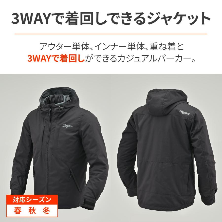 デイトナ DAYTONA バイク用 ジャケット 春秋冬 CE規格 薄型