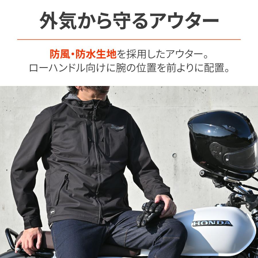 DAYTONA（デイトナ） バイク用 ジャケット 春秋冬 CE規格 薄型 