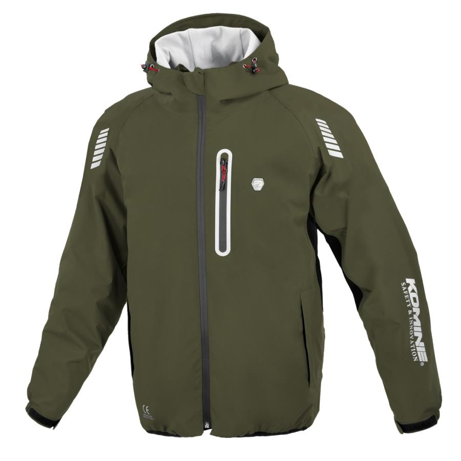 KOMINE 冬用ジャケット Lサイズ オリーブグリーン JK-579 コミネ