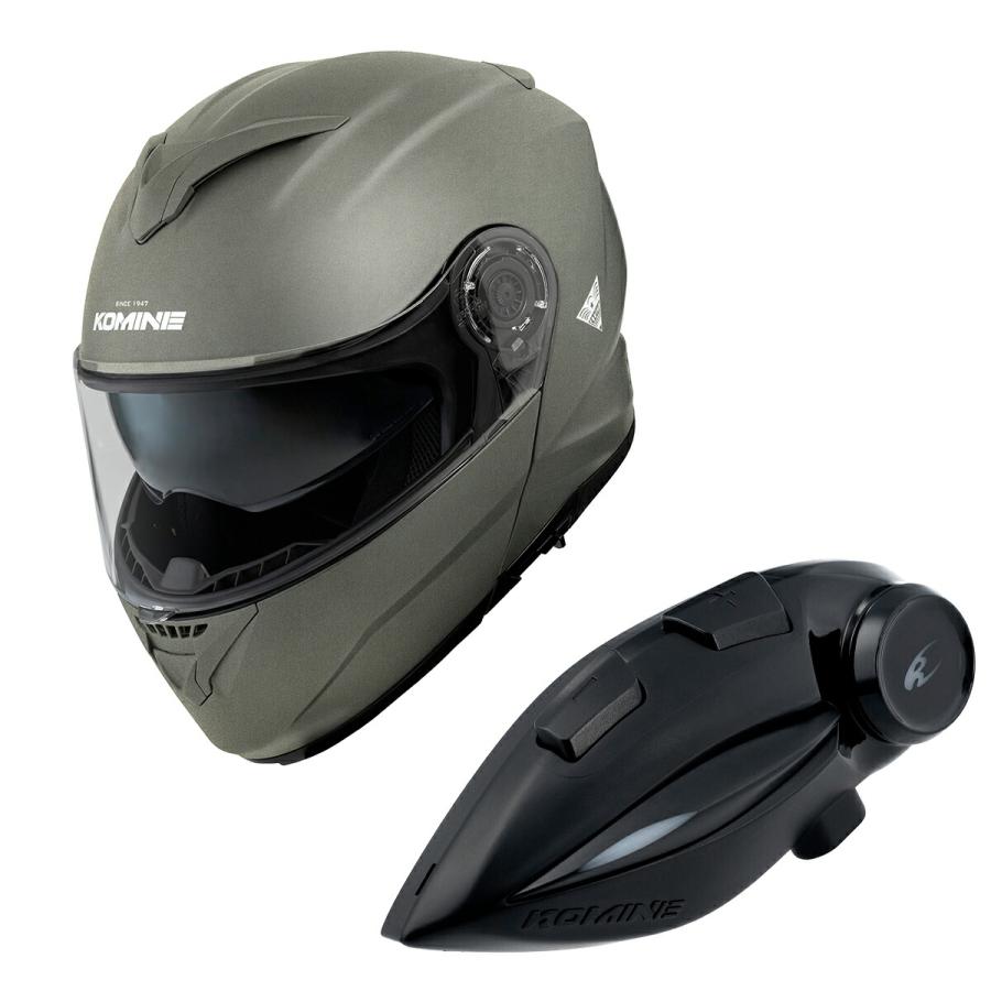 コミネ（Komine） バイク用 HK-171 FL システムヘルメット + KK-902 