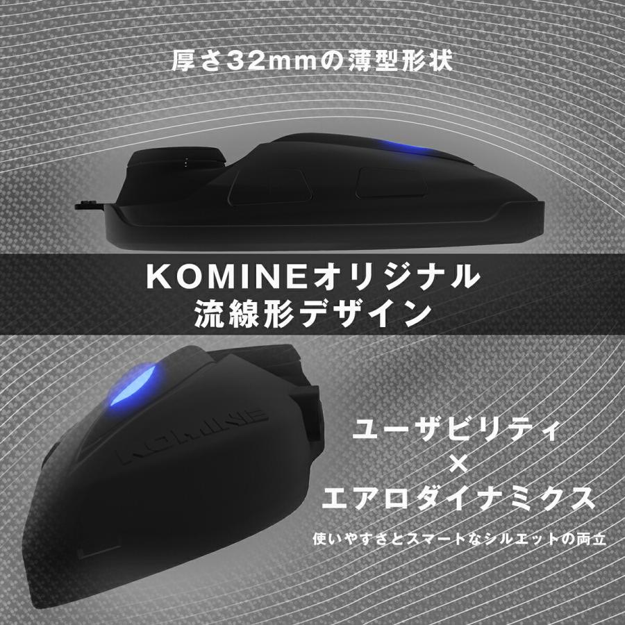 コミネ（Komine） バイク用 HK-172 FL コンポジット FRP ジェット