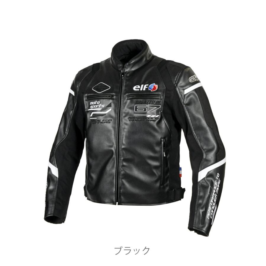 elf MOTO SPORTS ブラックジャケット Mサイズ