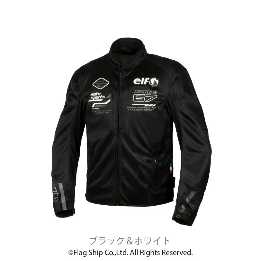 elf MOTO SPORTS ブラックジャケット Mサイズ