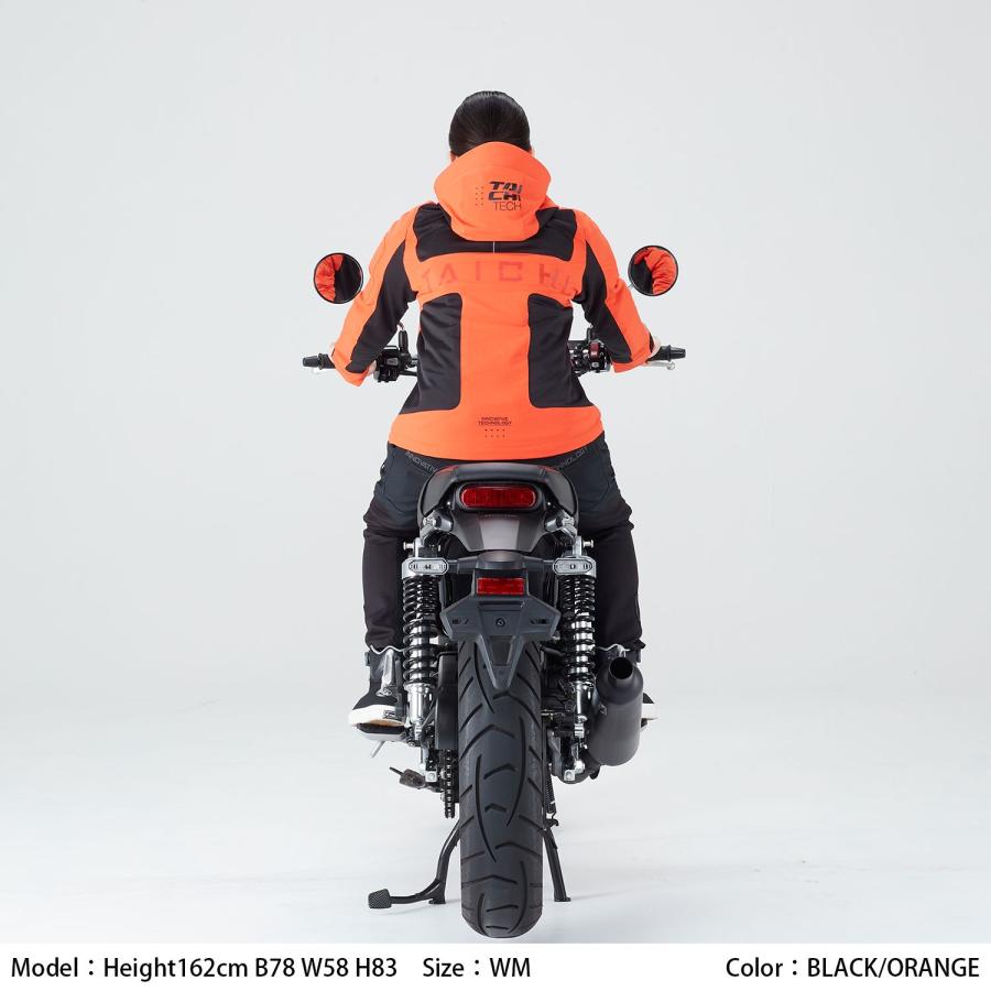 TAICHI エアーパーカ　メッシュジャケット （M） 別売りプロテクター付き TAICHI RSタイチ RS TAICHI バイク用 春夏 メッシュジャケット ウェア