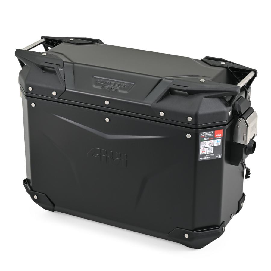 まとめて GIVI（ジビ） バイク用 サイドケース パニアケース 37L アルミ製 キー