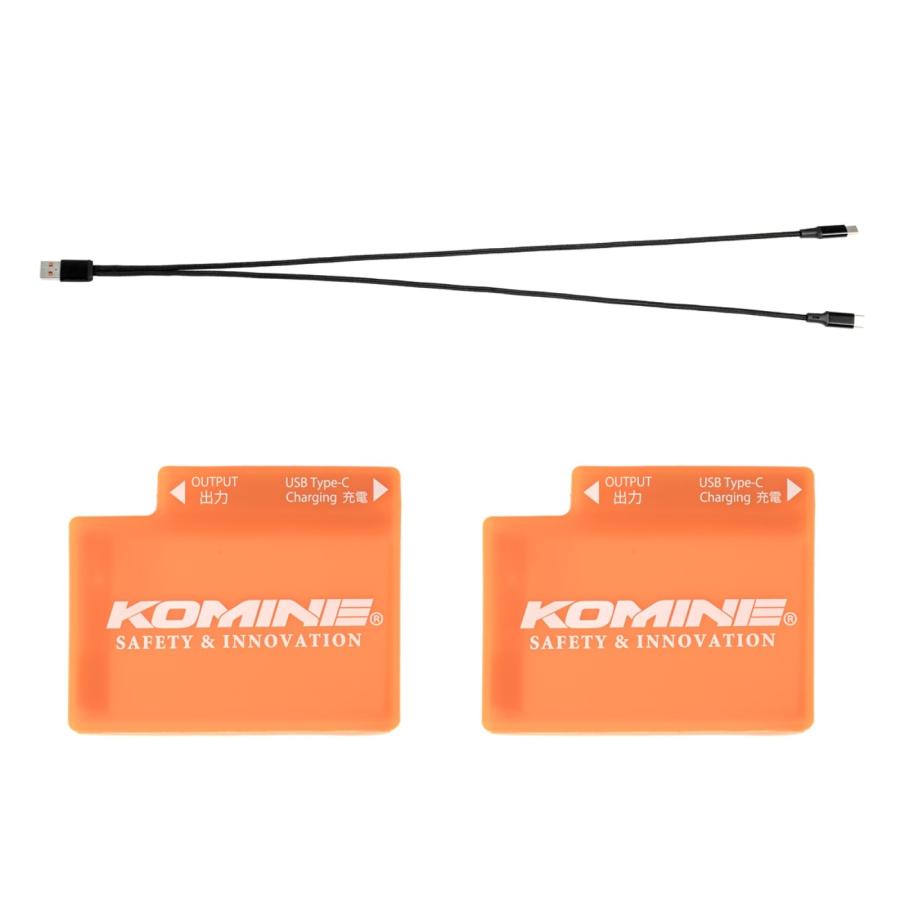 コミネ（Komine） 11日クーポン配布 バイク用 EK-250 電熱グローブ用