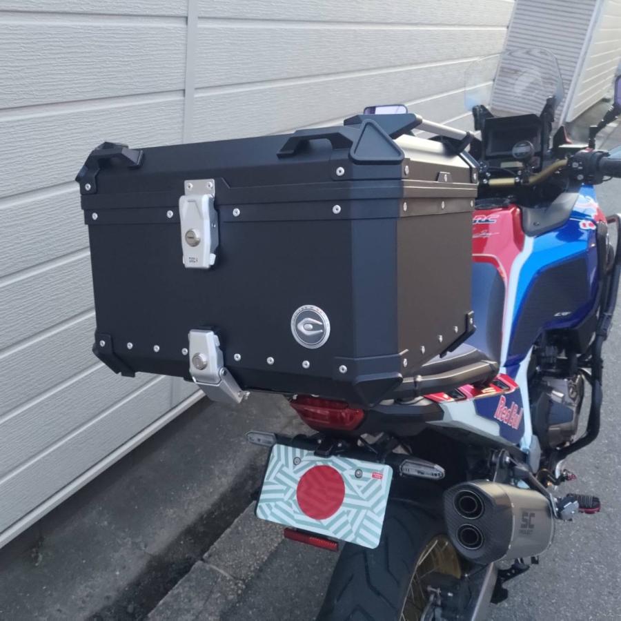COOCASE（クーケース） バイク用アルミトップケース リアボックス 55L 