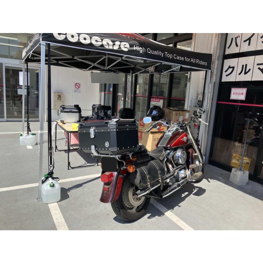 COOCASE（クーケース） バイク用アルミトップケース リアボックス 65L