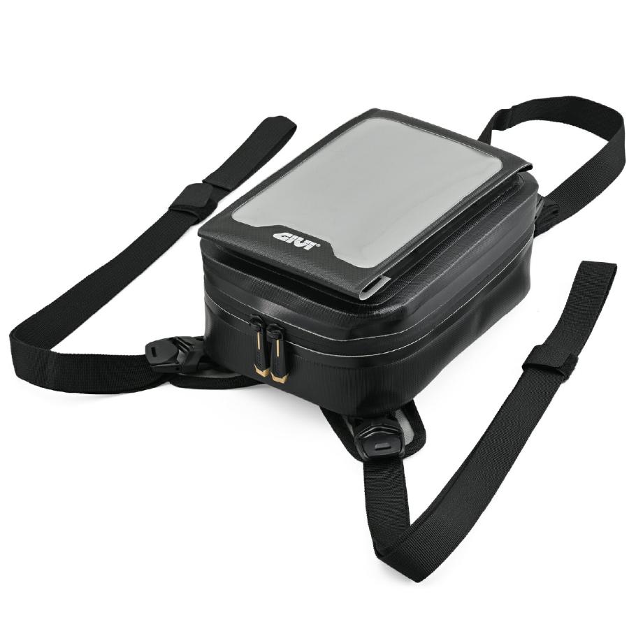 GIVI（ジビ） タンクバッグ バイク 防水 3L スマホホルダー付き ベルト 