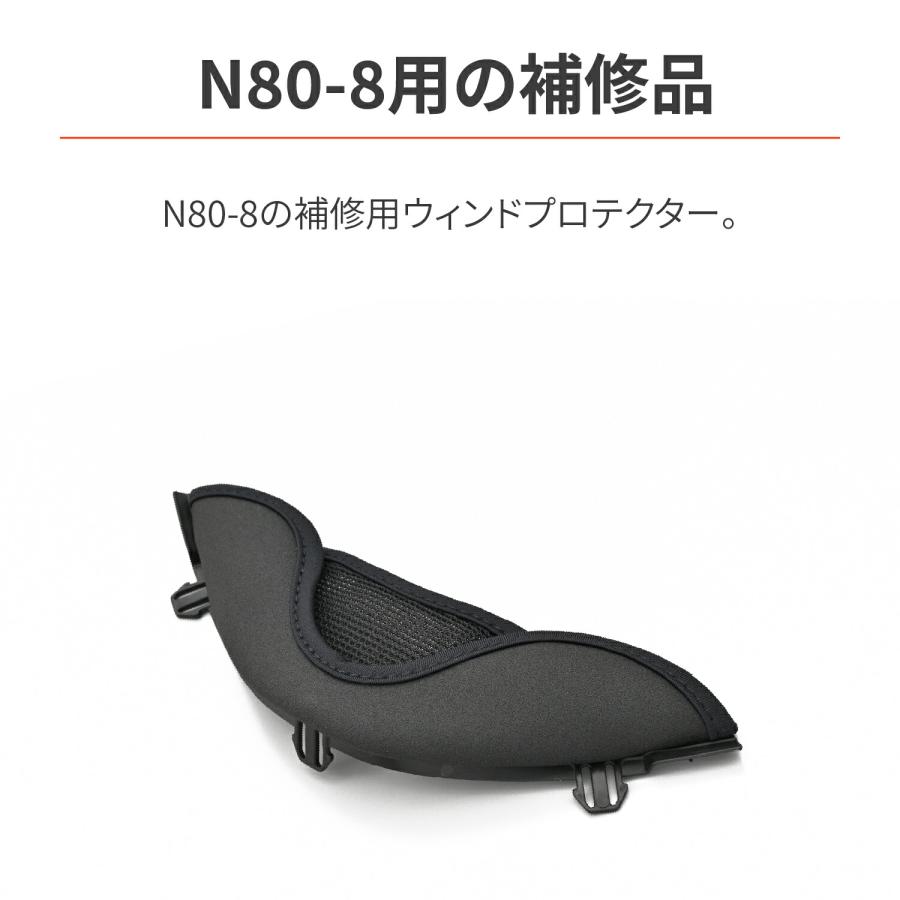 NOLAN（ノーラン） バイク ヘルメット N80-8用 補修品 ウィンドプロテクター ブラックステッチ 63609 : moto-zoa ...