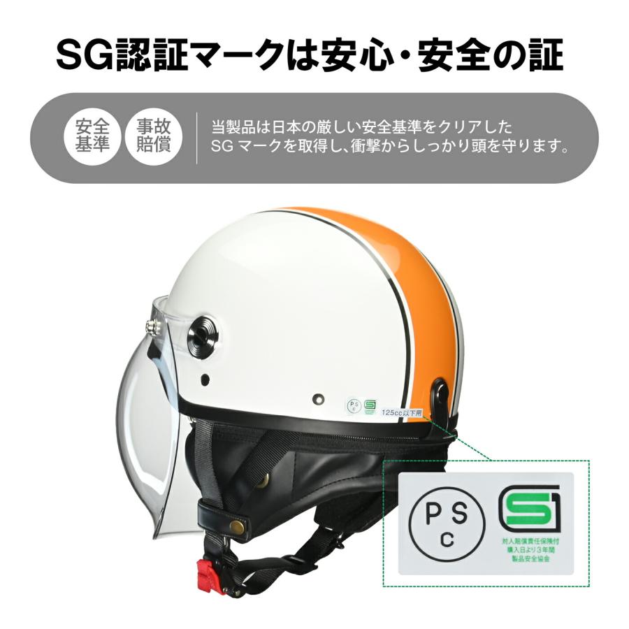 リード工業 LEAD バイク 原付スクーター ハーフヘルメット バブル