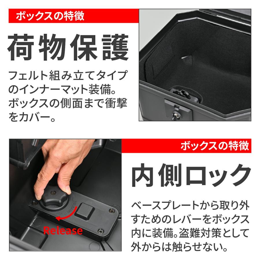 GIVI（ジビ） バイク リアボックス トップケース モノロック 37L