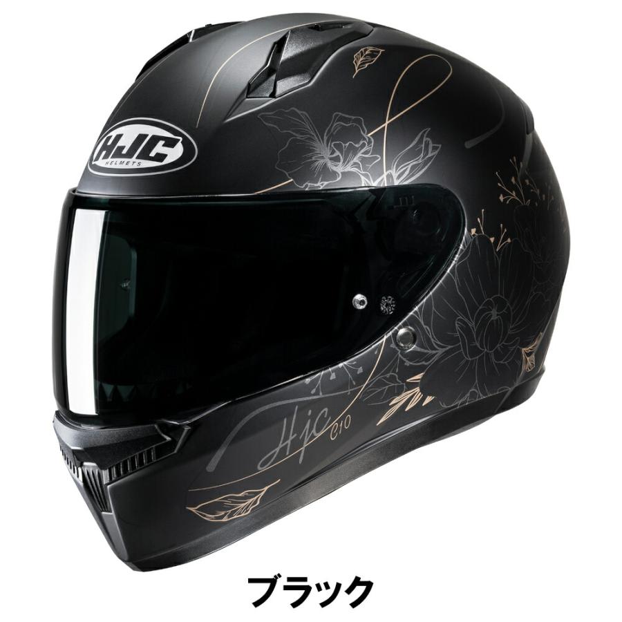 HJC C10 EPIC フルフェイスヘルメット ブラック Lサイズ HJC バイク用 ヘルメット フルフェイス MFJ公認 メガネスリット