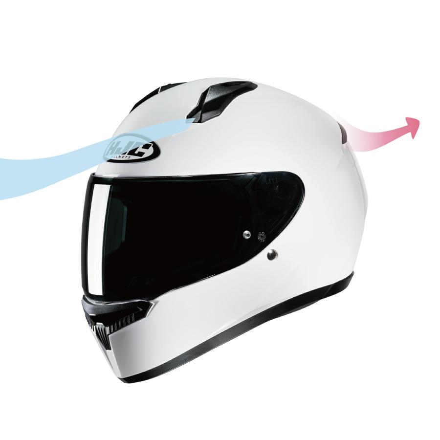 HJC バイク用 ヘルメット フルフェイス MFJ公認 メガネスリット